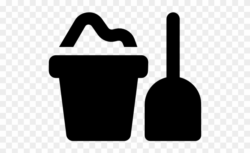 Sand Bucket And Shovel Free Vector Icons Designed By - Sandbox Icon #395427