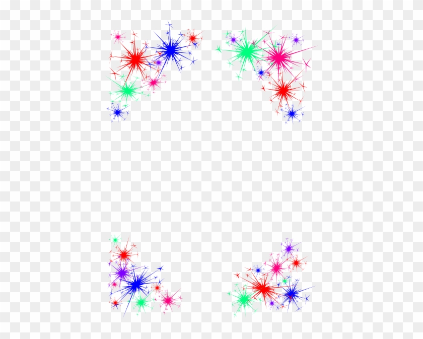 Celebration - Clipart - New Years Border Clipart #395428
