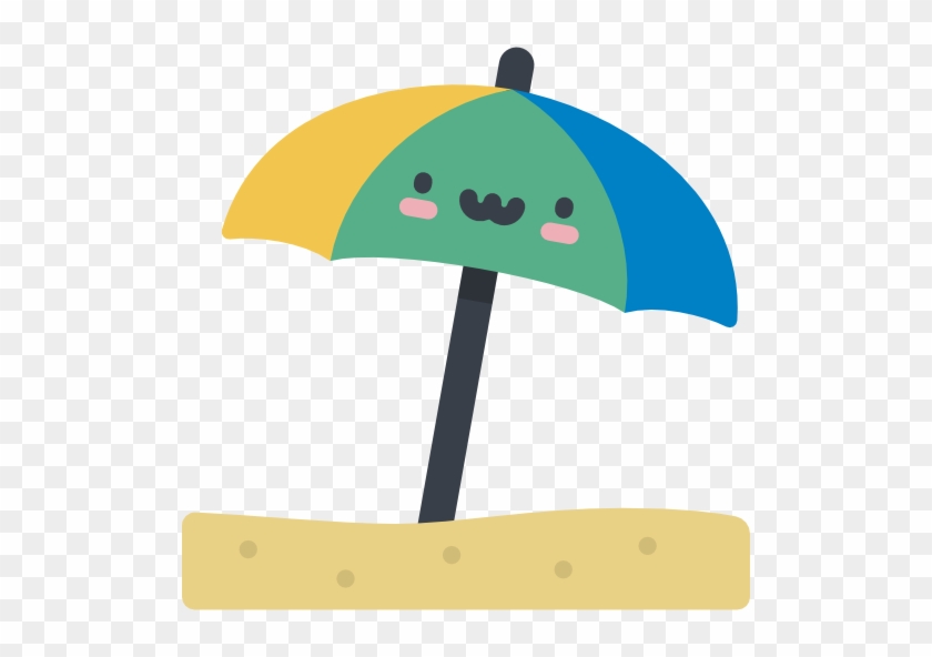 Beach Umbrella Icon Png - Beach #395486