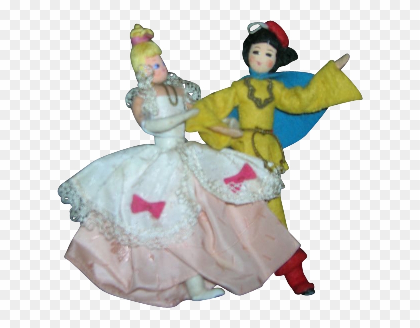 Vintage German Baps Dolls Of Cinderella And Prince - Figurine #395527