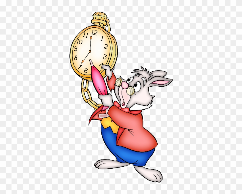 Rabbit Clipart Alice Wonderland - Alice In Wonderland Rabbit #395557