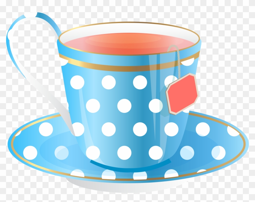 Tea Cup Clipart Full Cup - Cup Of Tea Clipart Transparent #395654