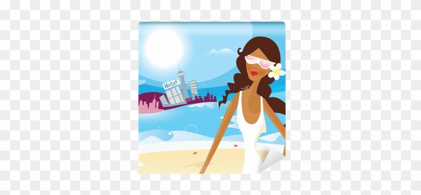 Hot Summer Girl On Vacation - Summer #395652