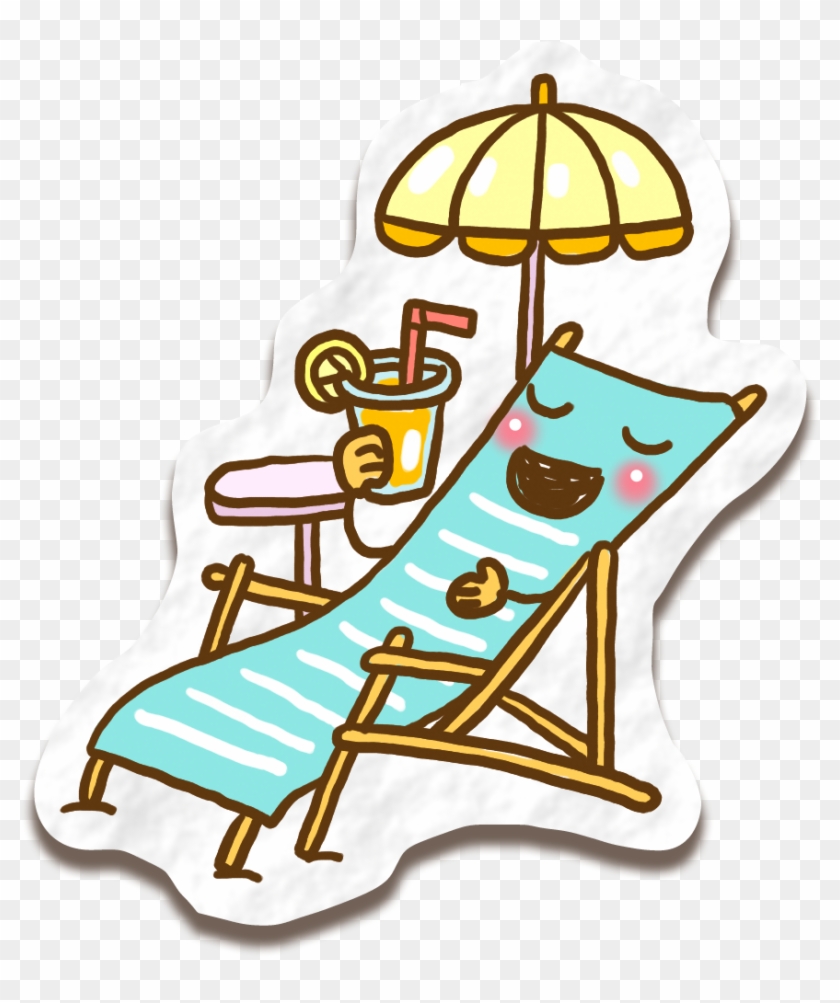 Cartoon Beach Chairs - Cartoon Beach Chairs #395703
