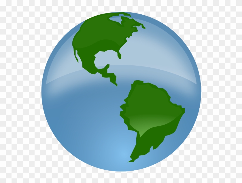 Globe Clip Art At Clkercom Vector Online - Western Hemisphere Globe Clipart #395689