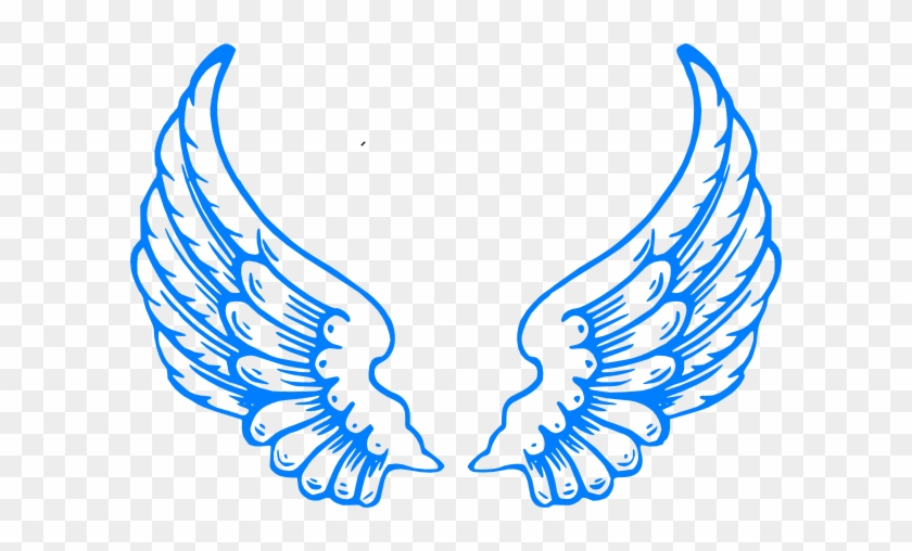 Download Pink Guardian Angel Wings Clip Art At Clker Baby Blue Angel Wings Free Transparent Png Clipart Images Download