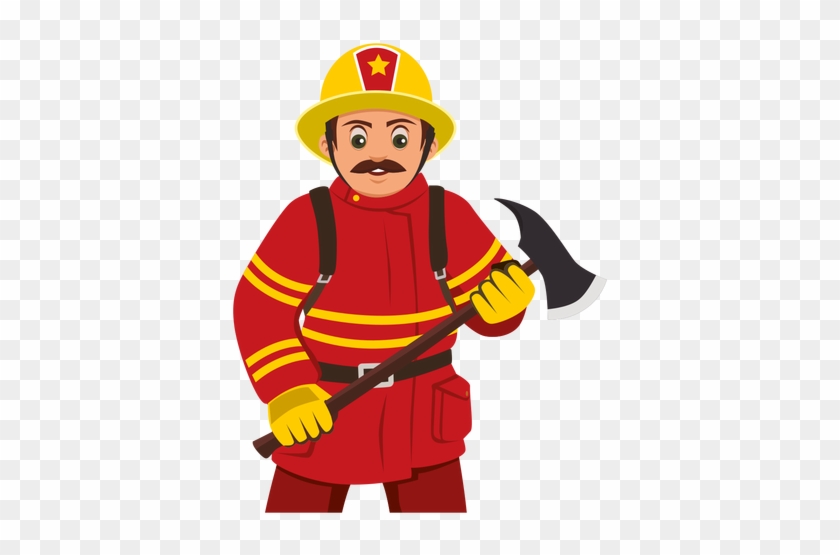 Fireman Cartoon Character - Fireman Cartoon Png #395731