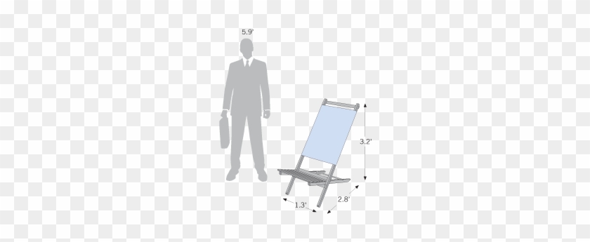 Not Only At Beaches Is This Chair An Eye-catching Marketing - Silhouette Business #395755