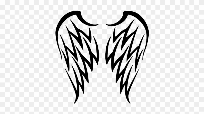 Wing Tattoo Simple - Angel Wings Tattoo Tribal #395788