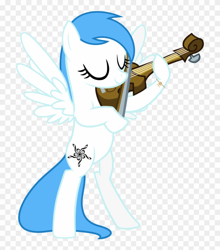 Angel Wings Playing The Violin By Radiant Eclipse - My Little Pony Violin #395813