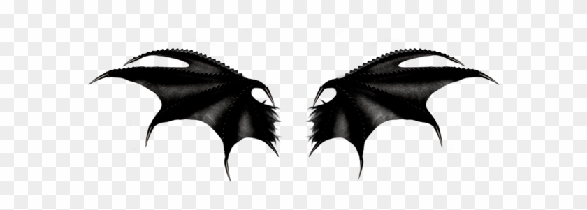 Haunted Black Wings Png Clipart - Black Wings Clip Art #395937