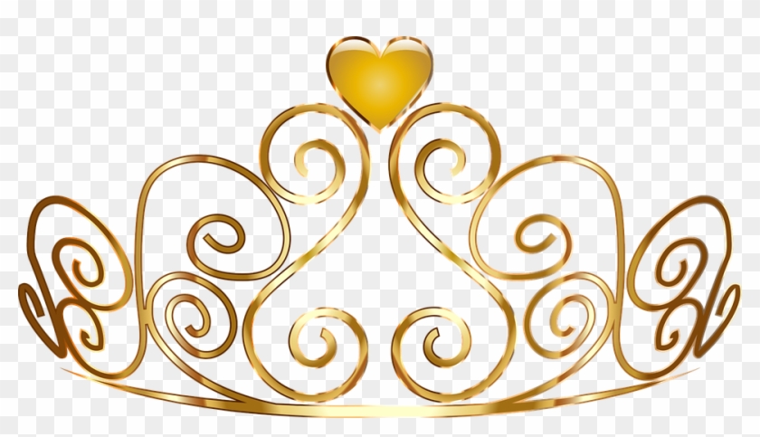 Princess Crown Clipart 7, - Gold Tiara Clip Art #395997