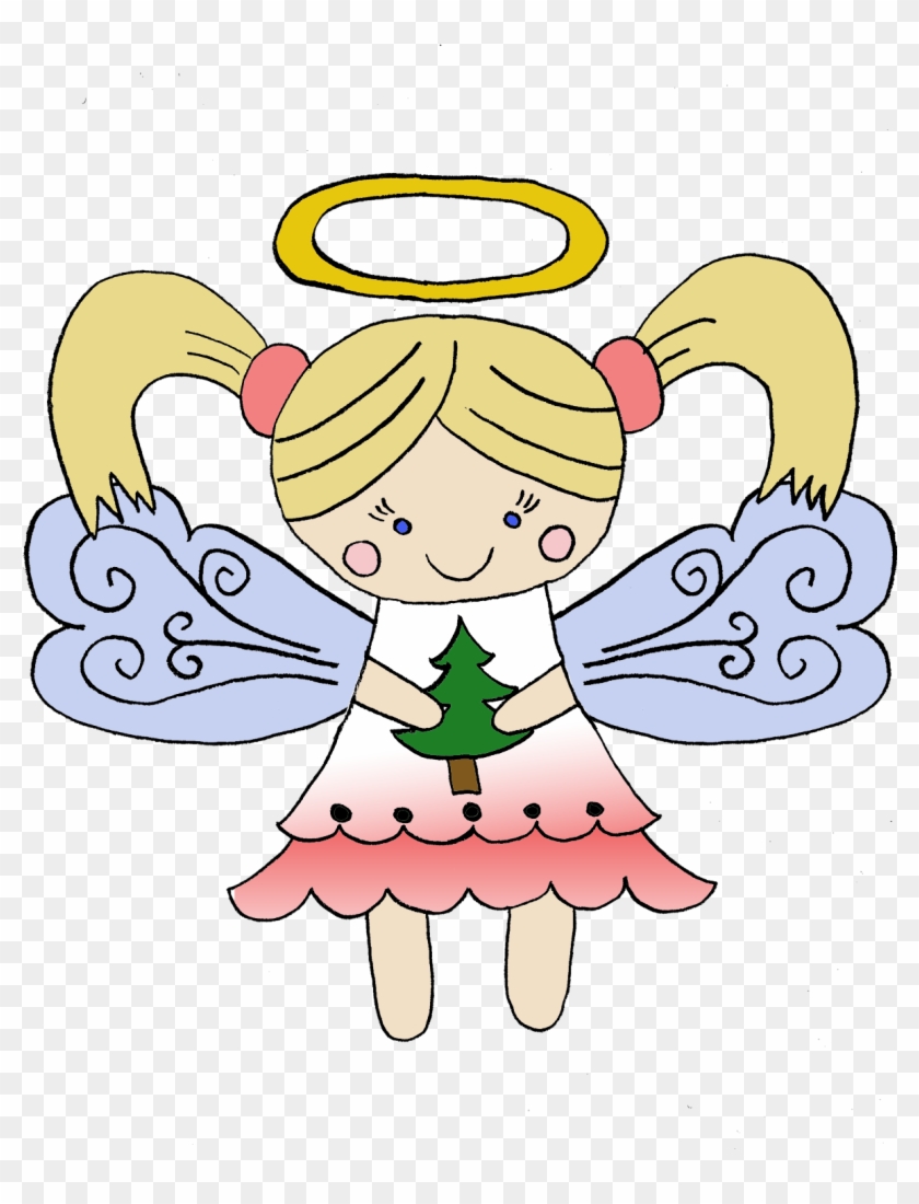 Eri Doodle Designs And Creations - Little Christmas Angel Embroidery Design #396018