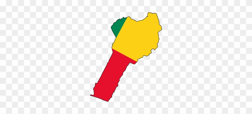 Benin Map Flag - Benin Flag Map #396097