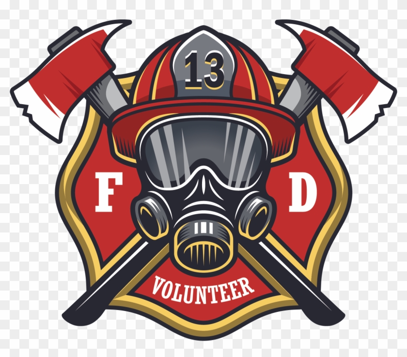 Firefighter Sticker Decal Fire Department - Firefighter Logo Png #396126