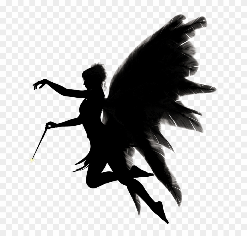 Free Photo Gold 3d Angel Black Fly Wing Png Isolated - Dark Angel Angel Png #396150