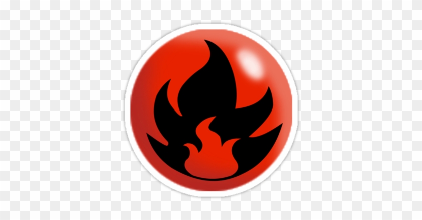 Fire-type Pokemon Symbol - Pokemon Fire Type Logo #396217