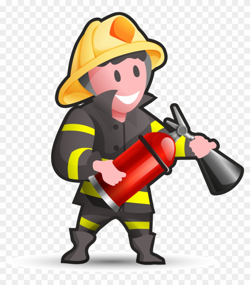 Vector Painted Firefighters - Firefighters Png #396294