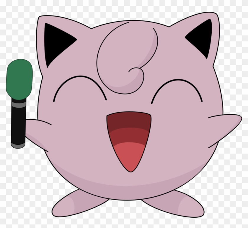 Clip Art People Singing - Jigglypuff Microphone #396308