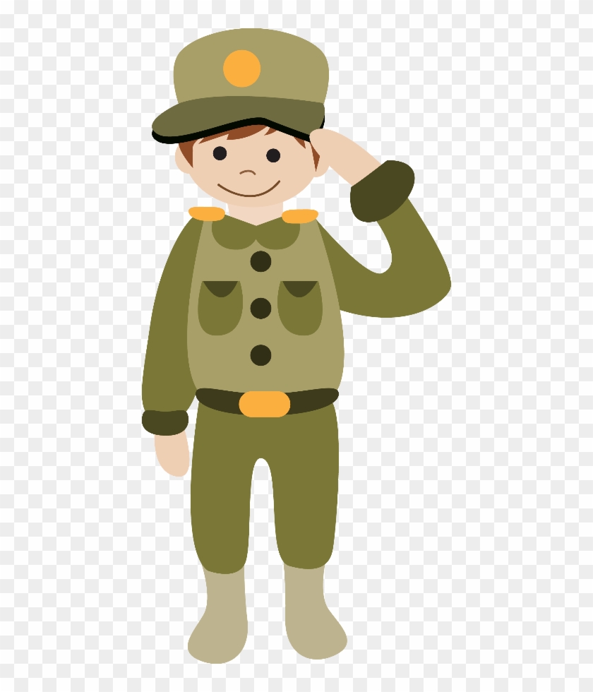 Polícia * Exército* Marinha - Army Kid Clipart #396390