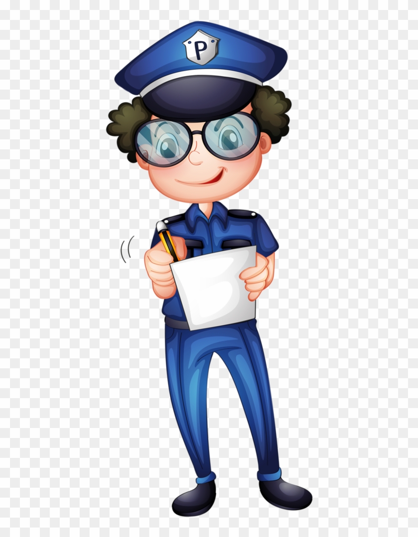 Profissões E Ofícios - Group Of Police Officers Clipart #396416