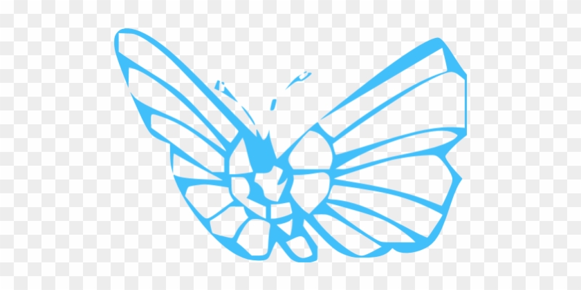 Caribbean Blue Butterfly 2 Icon - Caribbean Blue Butterfly 2 Icon #396489