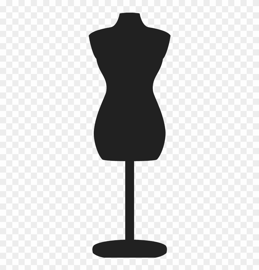 Sewing Mannequin Rubber Stamp - Mannequin Clipart Transparent #396550
