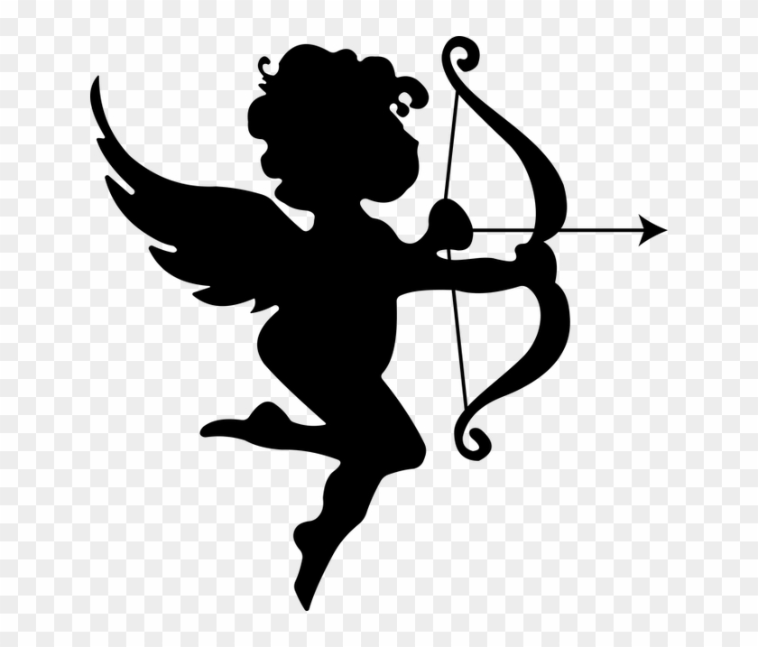 Angel, Arrow, Bow, Cartoon, Cherub, Chubby, Cupid, - Cupid Bow And Arrow Clip Art #396610