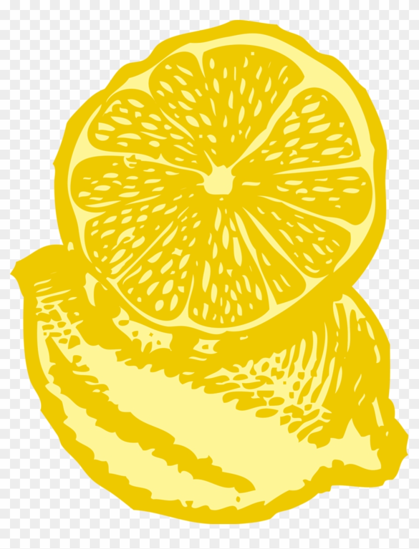 Lemon Illustration Png #396658