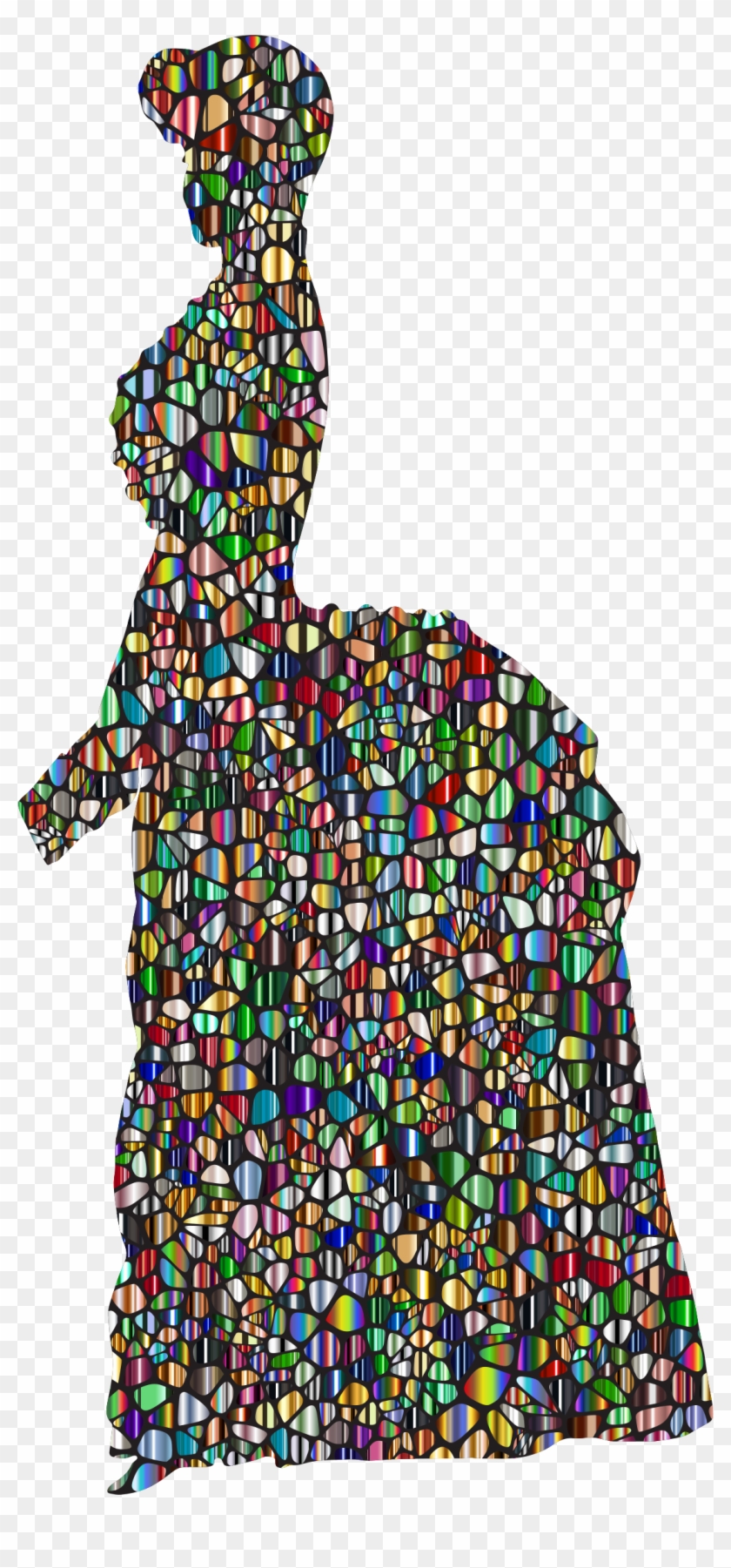 Clipart - Victorian Woman Silhouette #396734