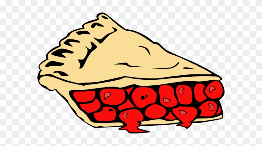 Cherry Pie Slice Clip Art At Clker - Pie Clipart #396758