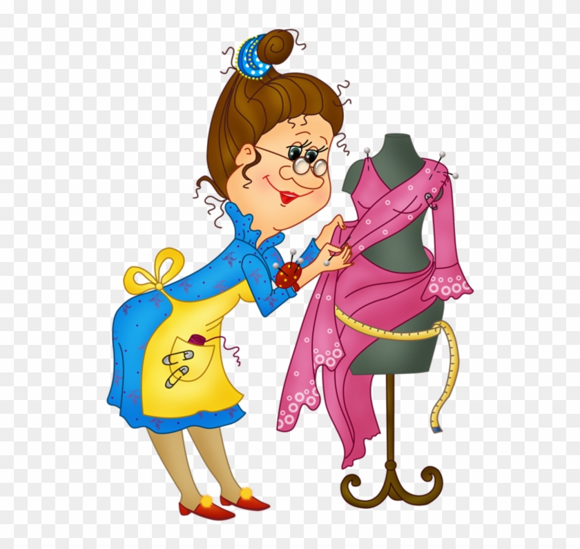 Personnages, Illustration, Individu, Personne, Gens - Couturière Clipart #396768