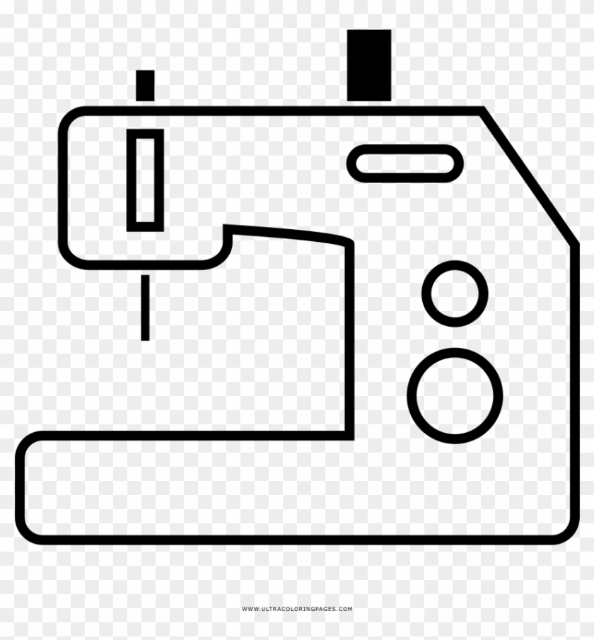 Sewing Machine Coloring Page - Drawing #396834
