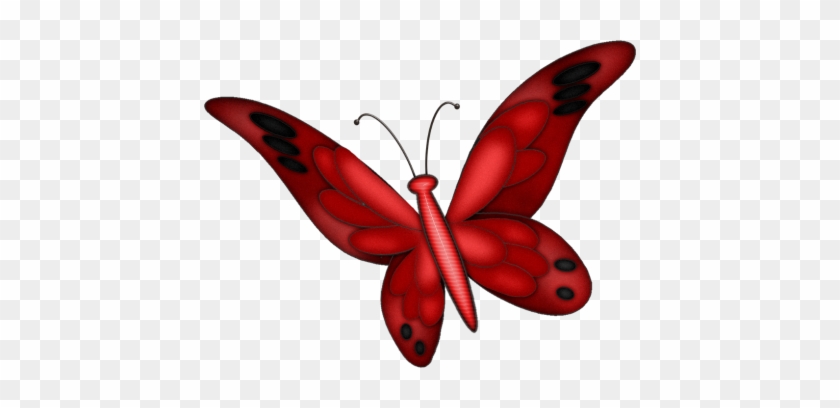 Red Butterfly Png 2 By Yotoots - Red #396841