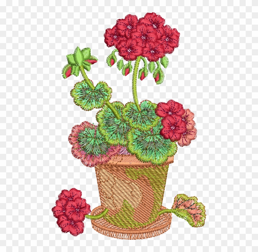 Sewing Machine Embroidery, Embroidery Machines, Embroidery - Flowerpot #396875