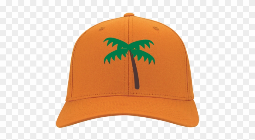 Palm Tree Emoji Port Authority Flex Fit Twill Baseball - Palm Tree Emoji Cp86 Port & Co. Five Panel Twill #396955