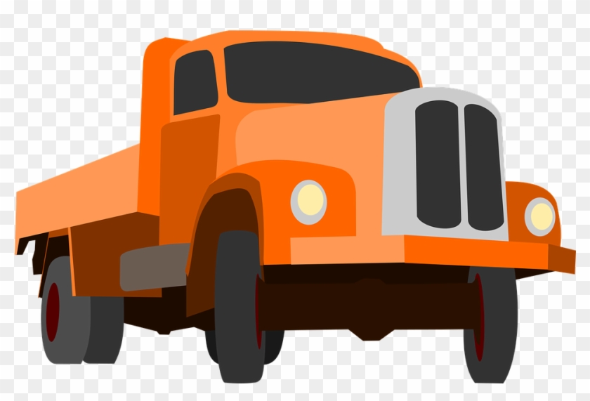 Firemen Clipart 24, - Png Hd Truck Orange #397019