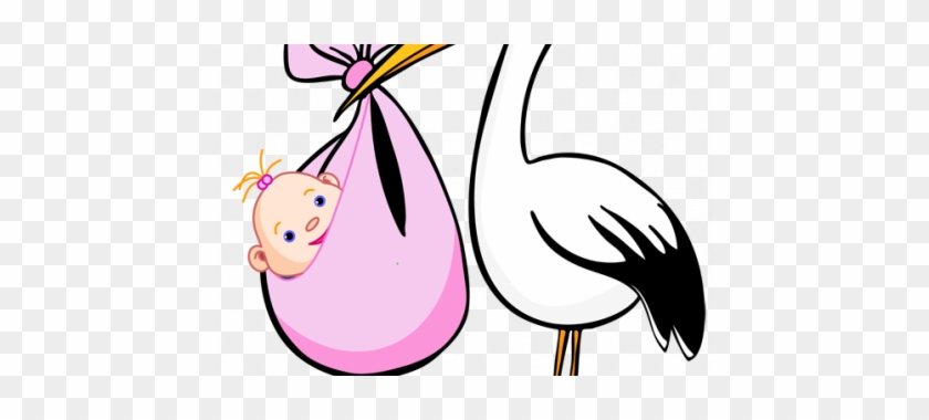 Stork Carrying Baby Boy Cartoon Clip Art Images - Stork Clipart #397082