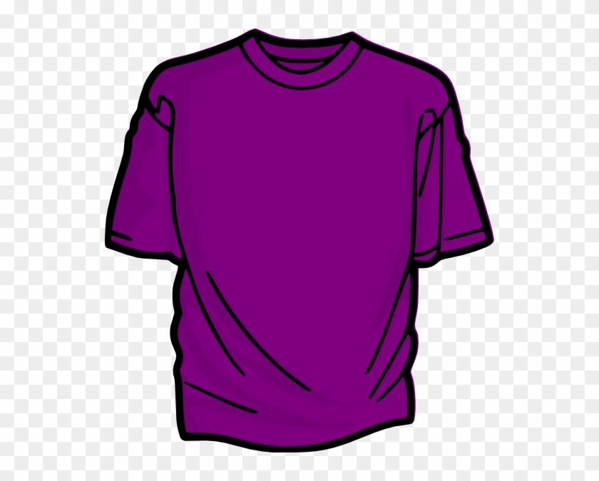 Purple T Shirt Template