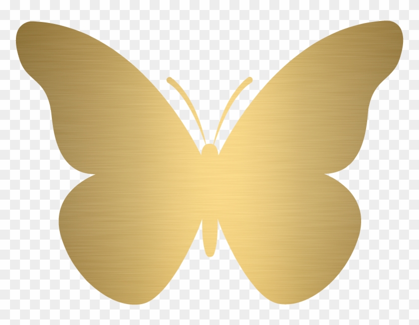 Gold Butterfly Png #397185