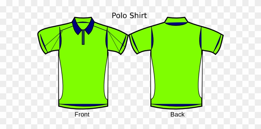 Polo Template 5s Lubetech Shirt Clip Art - Polo Shirt Yellow Green #397186