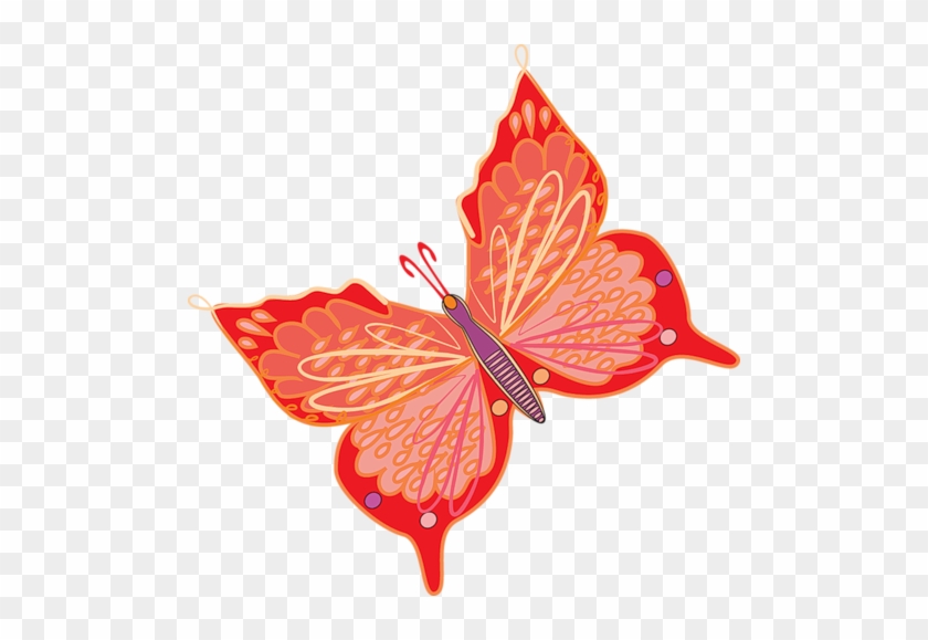 Red Butterfly - Clip Art #397251