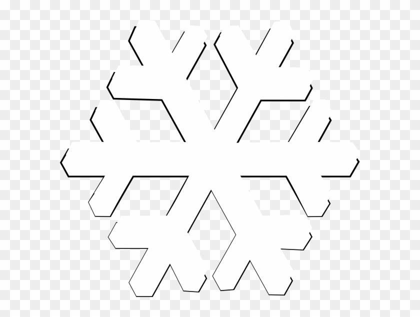 Snowflake Border Clipart - White Snowflake Clipart Transparent Background #397424