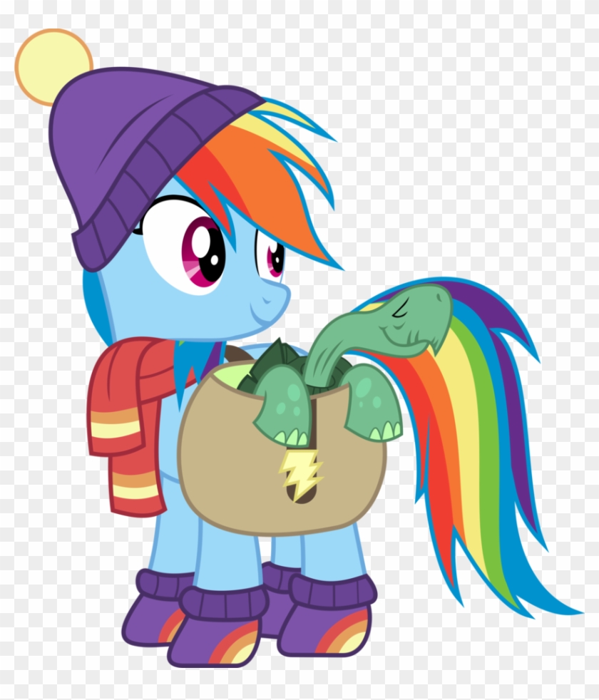 [mlp] Rainbow Dash Winter Outfit By Anonimowybrony - My Little Pony Rainbow Dash Winter #397435