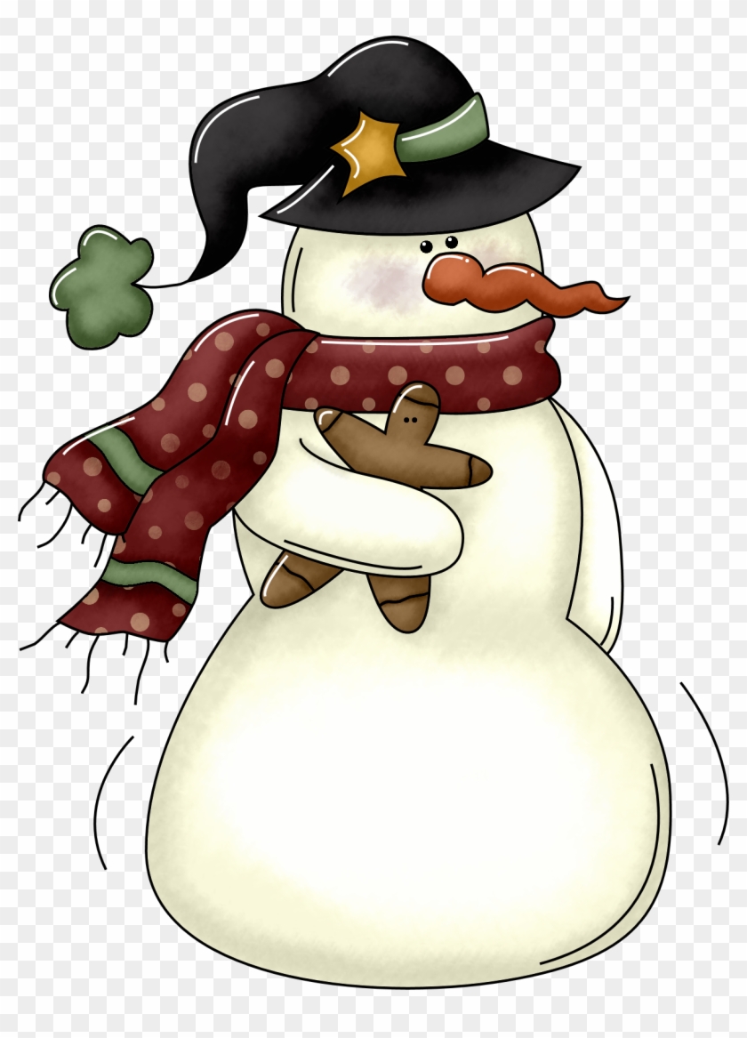 Country Snowman Cliparts - Country Christmas Clip Art #397452