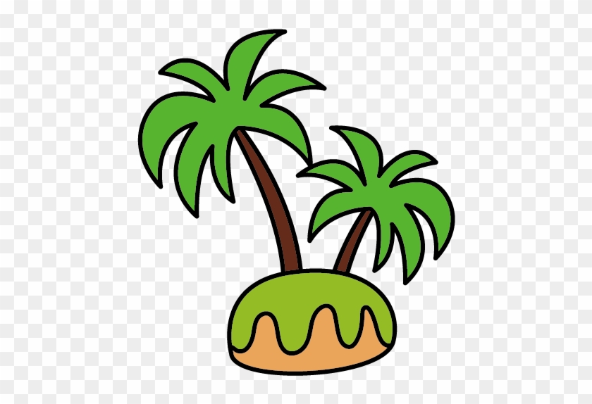 Ilha Do Coqueiro Coconut Island Clip Art - Desenho De Coqueiro #397567