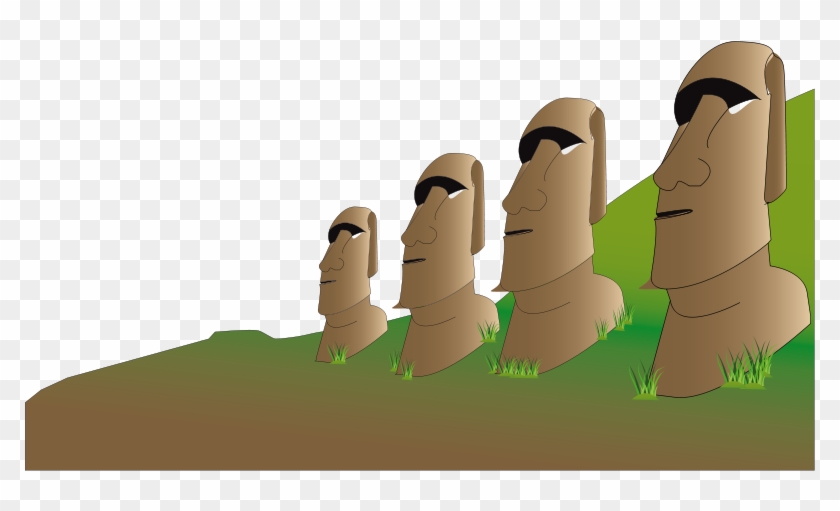 Easter Island Statues Clipart #397600