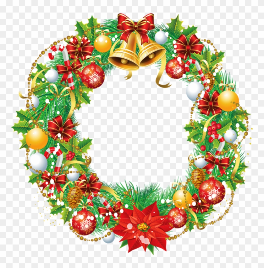 Christmas Frames, Christmas Wreaths, Christmas Cards, - Christmas Wreath Shower Curtain #397613