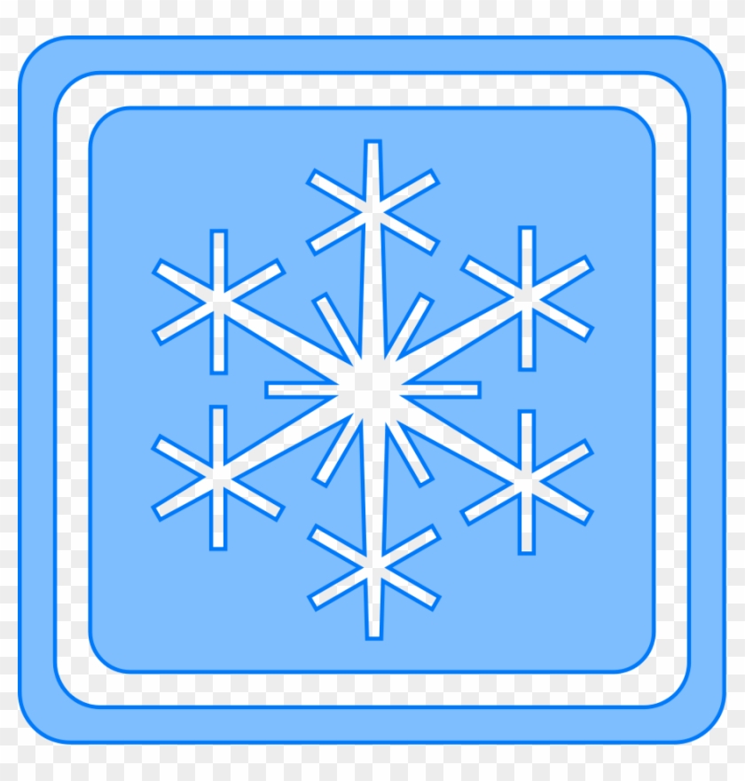 Blue, Symbol, White, Winter , Clipart - Seasons Clip Art #397679