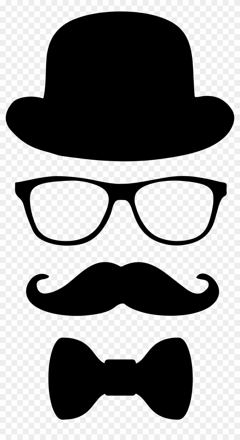 Disguise Clip Art - Hat Glasses Mustache #397734